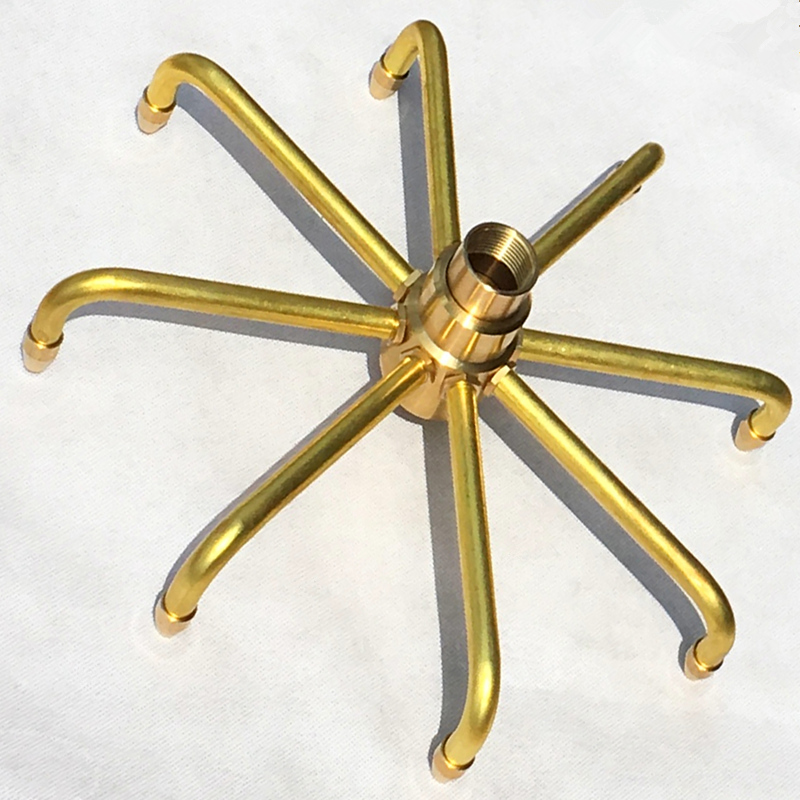 1 "DN25 1.5" DN40 mosiądz wiatrak obrotowe dysze fontannowe dysze fontannowe robić stawu wodnego