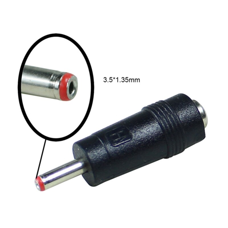 Fiche d'alimentation cc 3.5x1.35mm, connecteur de cordon adaptateur à