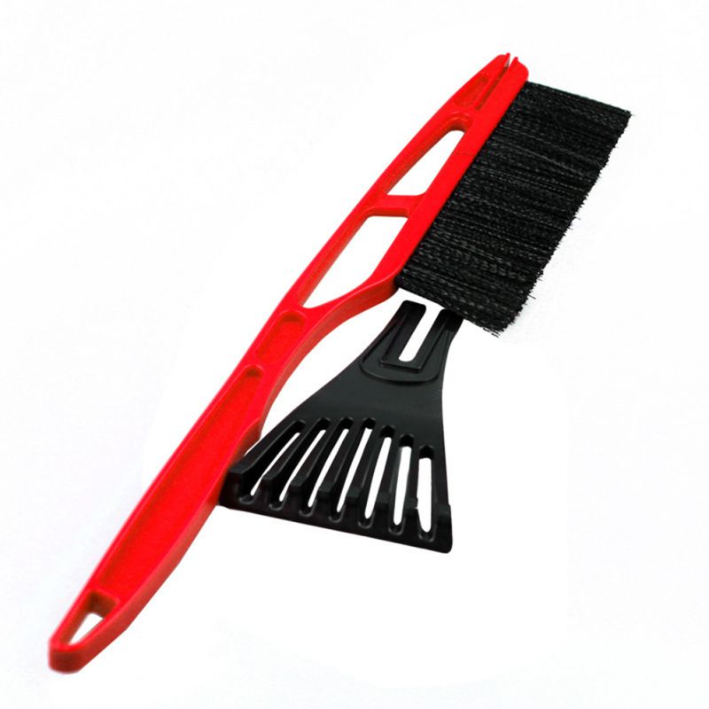 Car Window Windscreen Windshield Snow Clear Ice Scraper Snow Remover Shovel Deicer: RED