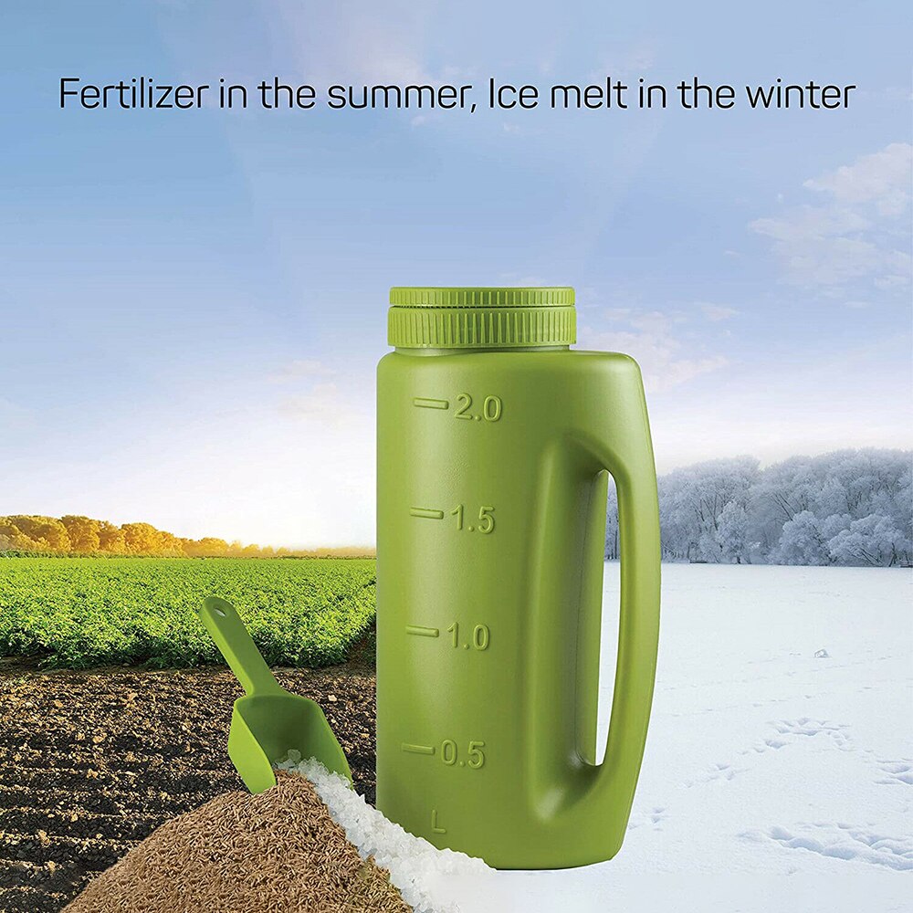 Multifunction Hand Held Spreader Adjustable Hole Size Lawn Fertilizer For Seed Fertilizer Pot Fertilizer Salt Bottle Sprinkler