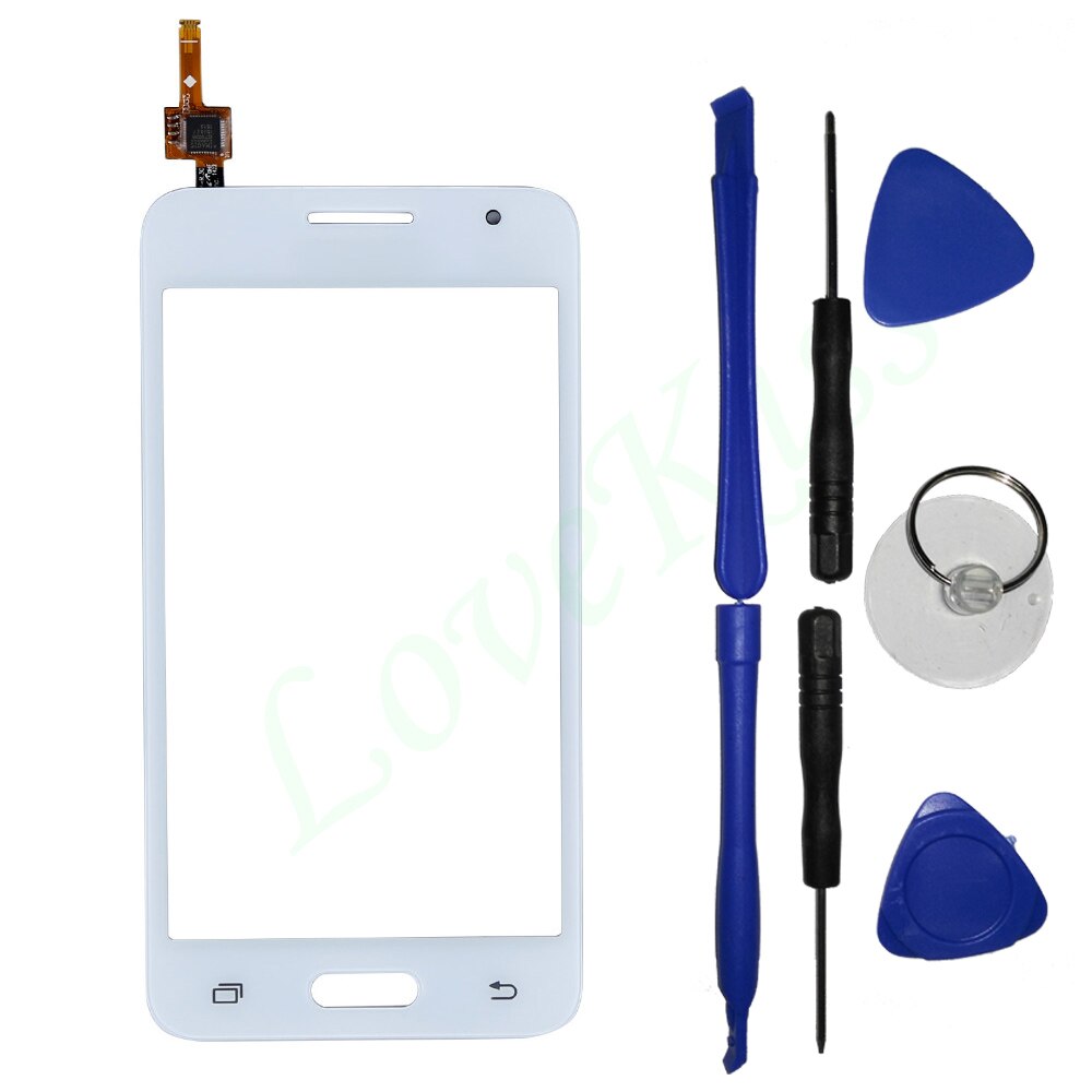 Voorpaneel Voor Samsung Galaxy Core 2 II G355 G355H Core2 SM-G355H Touch Screen Sensor LCD Dispaly Digitizer Buitenste Glas reparatie