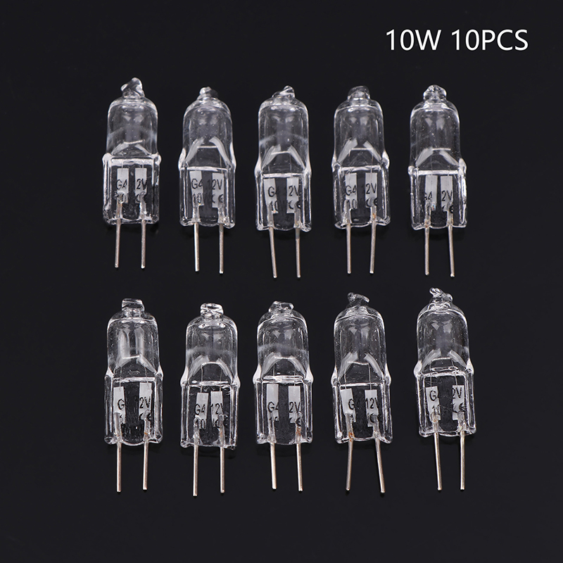 10 stks/set 5 W 10 W 20 W 35 W 50 W 2900 K Halogeen Warme Energie G4 12 V Lampen Binnenverlichting Licht JC Bi-Pin LED Crystal Globe Lamp: changeable