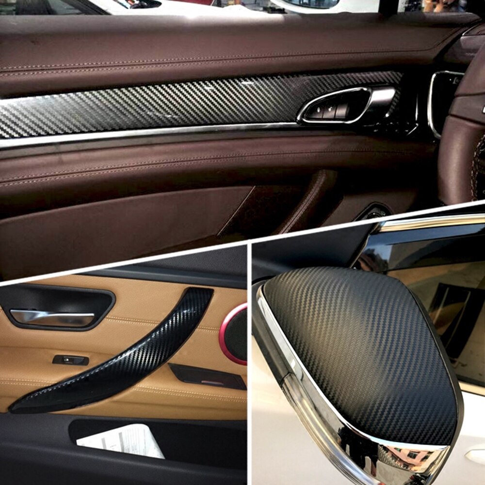 Yosolo automotive interiør klistermærke bil styling vinyl wrap film 3d bil klistermærker decals kulfiber bil dekoration tilbehør