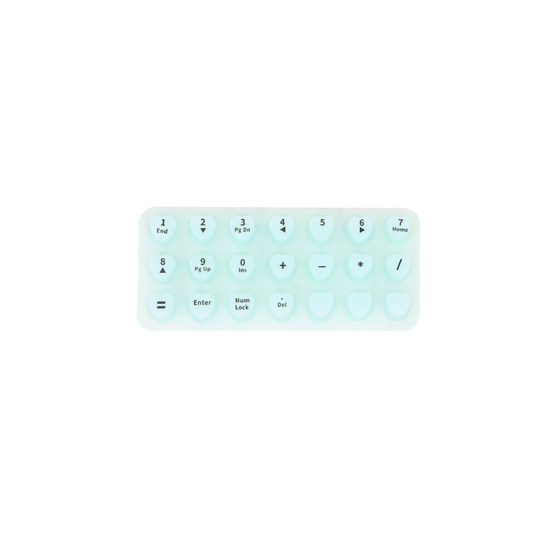 Raised Adhesive Keyboard Stickers for Long Nails Universal Nail Art Keyboard Bubbles Self-for Long Nails Silicone Typing Keycaps: GRAY