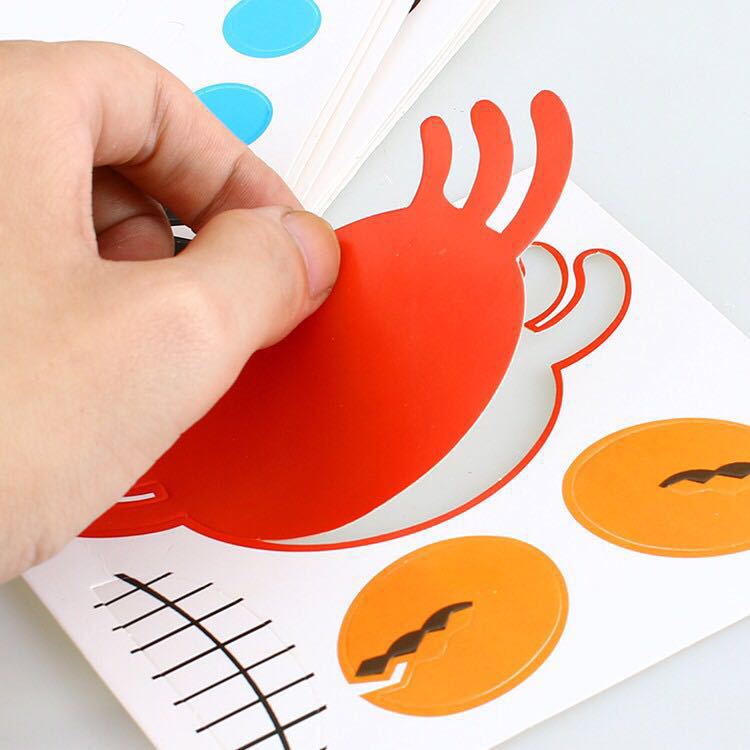 12Pcs 3D Diy Handgemaakte Papier Cup Sticker Materiaal Kit Set Kindergaeten School Art Craft Educatief Speelgoed Kinderen Handgemaakte Speelgoed ddj