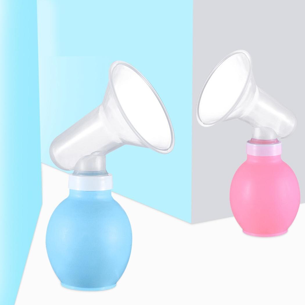 Mother Silicone Breast Pump Easy Manual Milk Pump for Breast Large Suction Postpartum Milking Device Single Seios