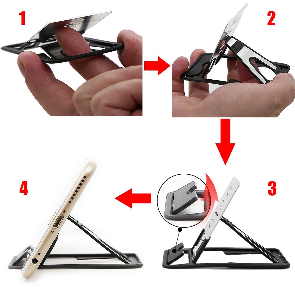 Portefeuillesubsidies Tablet Dock Verstelbare Opvouwbare Cradle Draagbare Mini Desk Stand Smartphone Houders voor Apple iPhone 7 Plus X 8 iPad