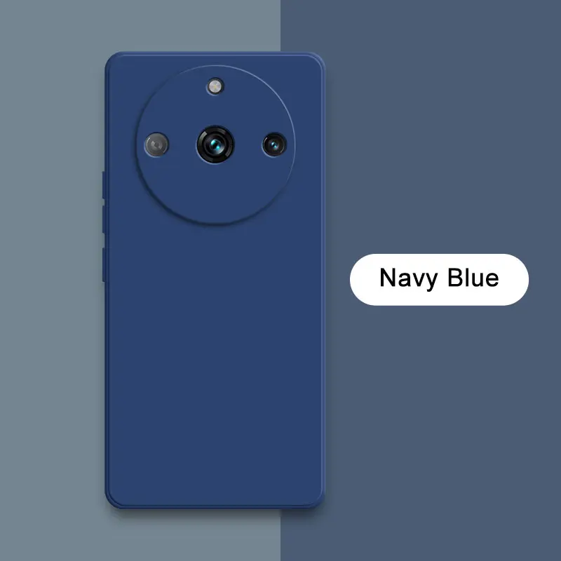 Custodia originale quadrata in silicone liquido per realme 11 pro plus 5g , custodia protettiva morbida 360 per telefono realme 11 11 pro: Neoprene / Grigio scuro