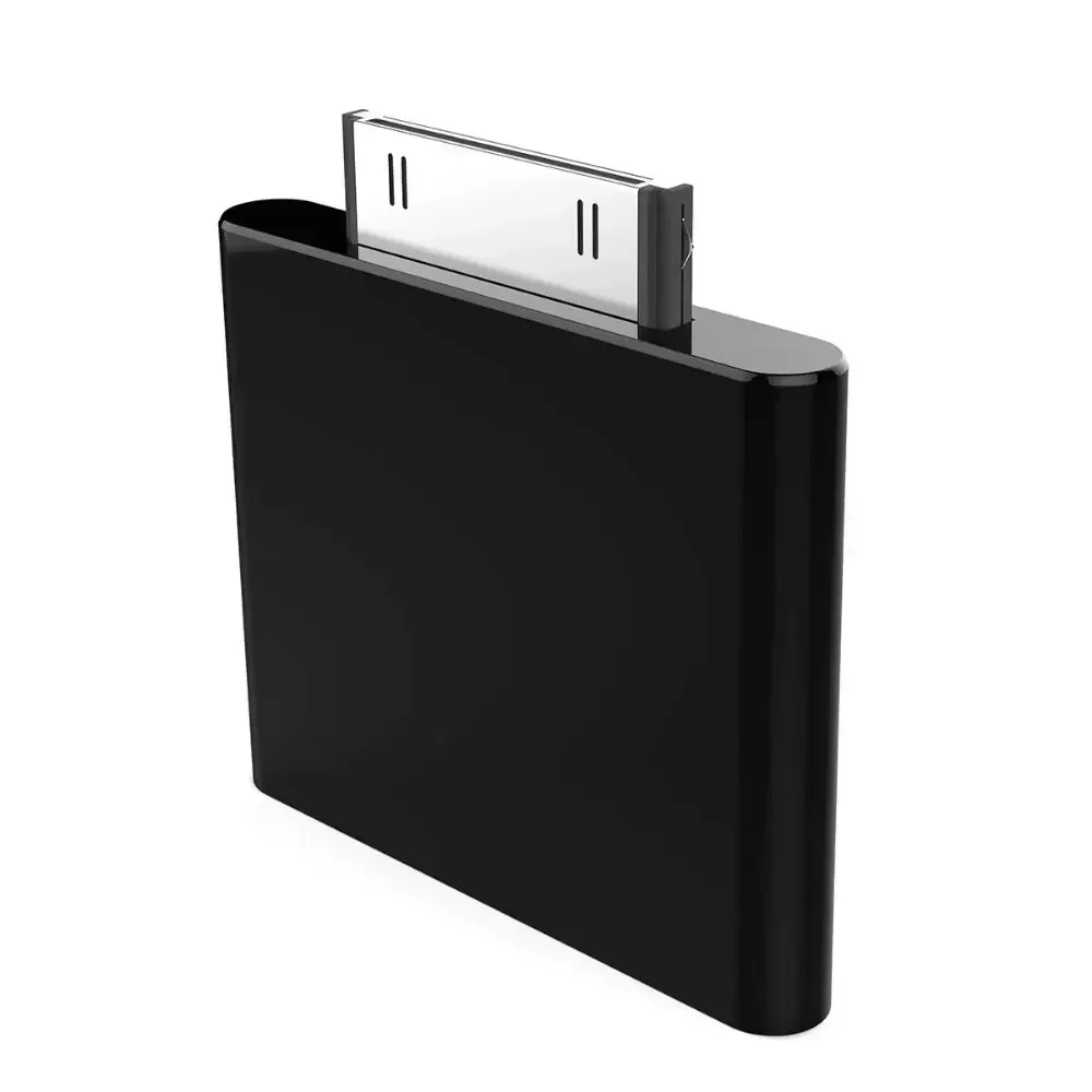1 pc profession eller Dongle-Treiber kostenlos 30-poliger Audio-Adapter Bluetooth v5.0 Audio-Musik-Sender für iPod Nano/Classic/Touch: Black