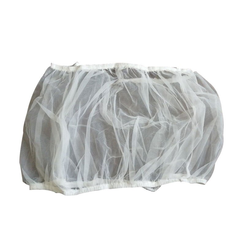 Bird Cage Net Cloth Guard Bird Cage Accessories Gauze Net Cage Cover Net Mesh Bird Cage Cover Airy Mesh Parrot Bird Cage Net: White / L