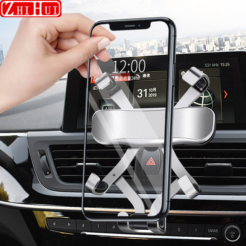Car Mobile Phone Holder For BMW X3 F25 X4 F26 Air Vent Mount Bracket Gravity Phone Holder Accessories