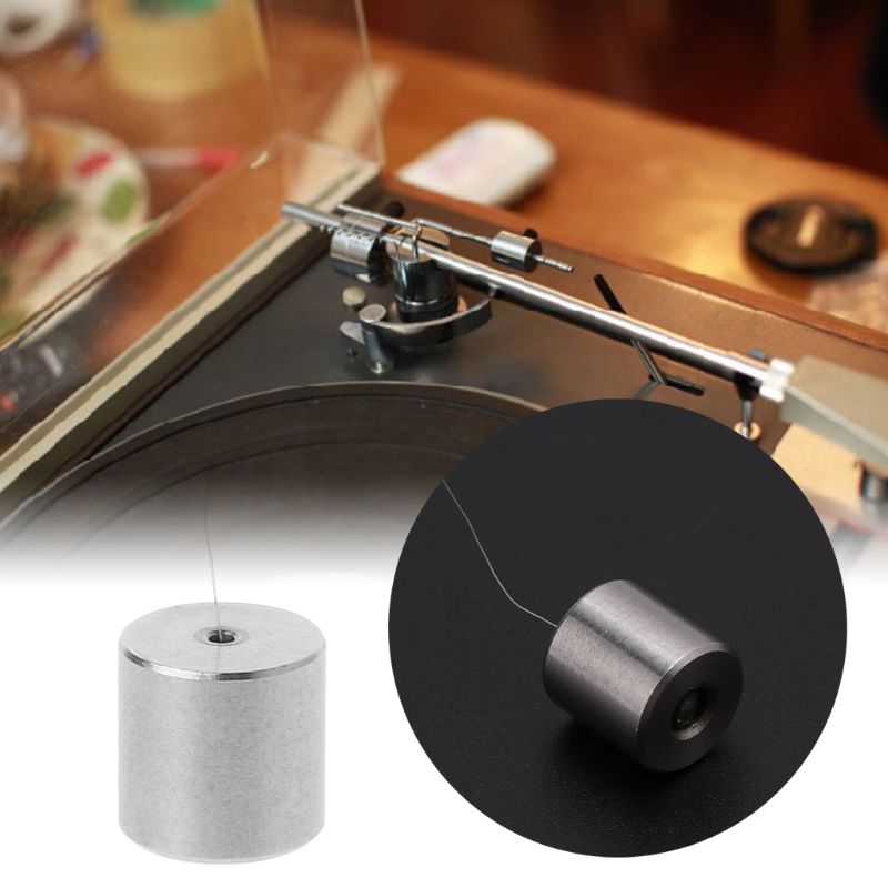 Turntable Anti-Skate Weight - Metal & Nylon Wire - 8.5x8mm - for Tonearm Vinyl Record Accessories