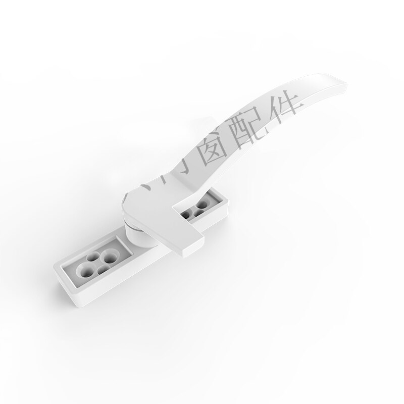 Plastic Staal Handvat Buitenste Openslaand Raam Deur Hardware Accessoires Enkele Punt Zeven-Karakter Aluminium Handvat