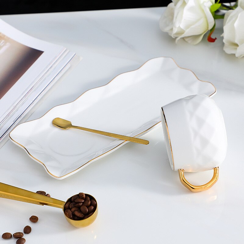 China Ceramic Cups Coffee Mugs Drink for Mugs Tea Cup and Saucer Coffe Cups Coffee Cup Set Breakfast Cup Tea Set