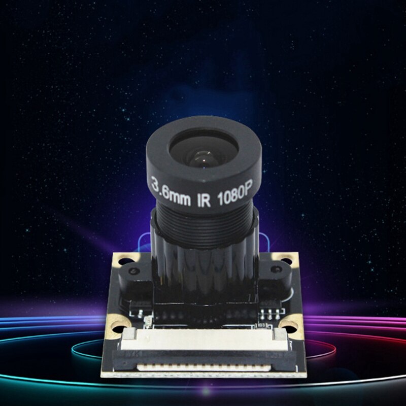 MOOL Camera Module 1080P 5 Million Pixels 1.8 Aperture 75° Wide Angle OV5647 Chip for Raspberry Pi 2/4/3B+