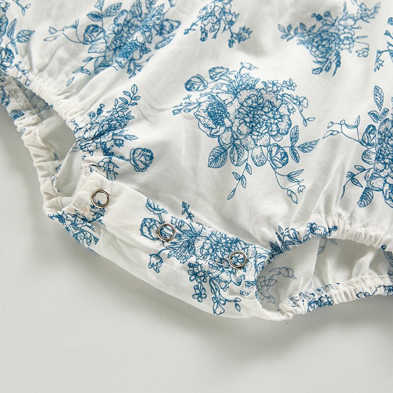 Milancel høst baby body kina print spedbarn jenter antrekk baby jenter bursdagsklær