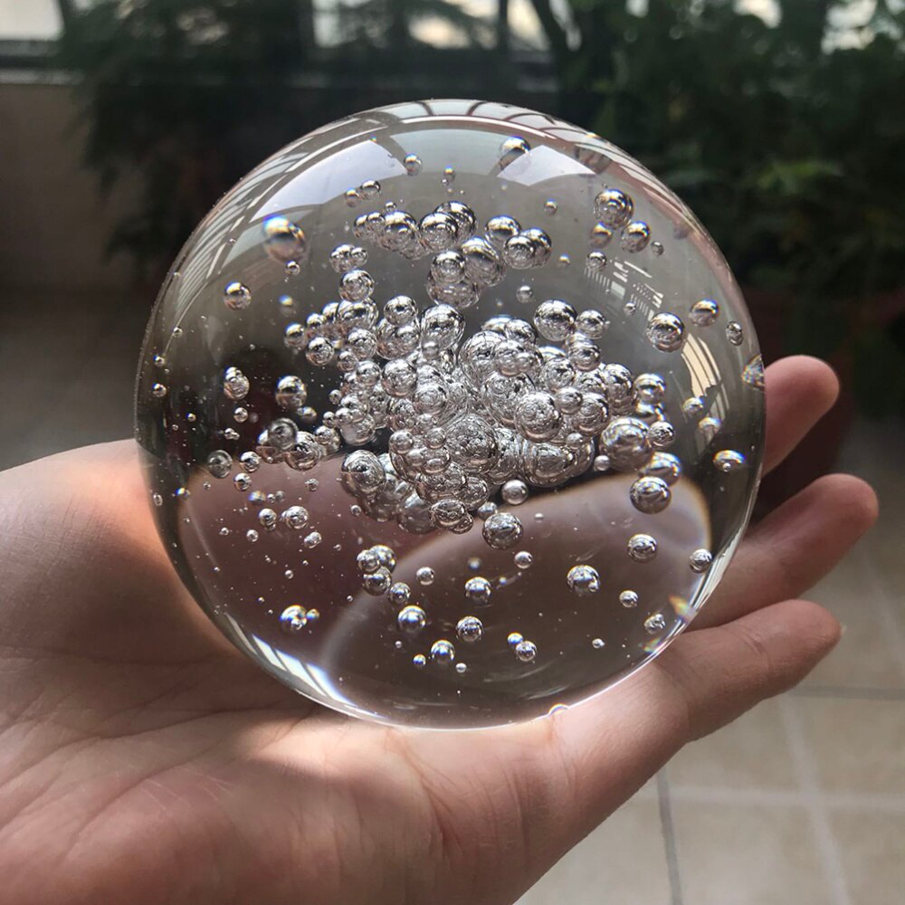 1pc Bubble Crystal Transparent Rockery Decoration Artistic Adornment 6cm: Picture 1 1