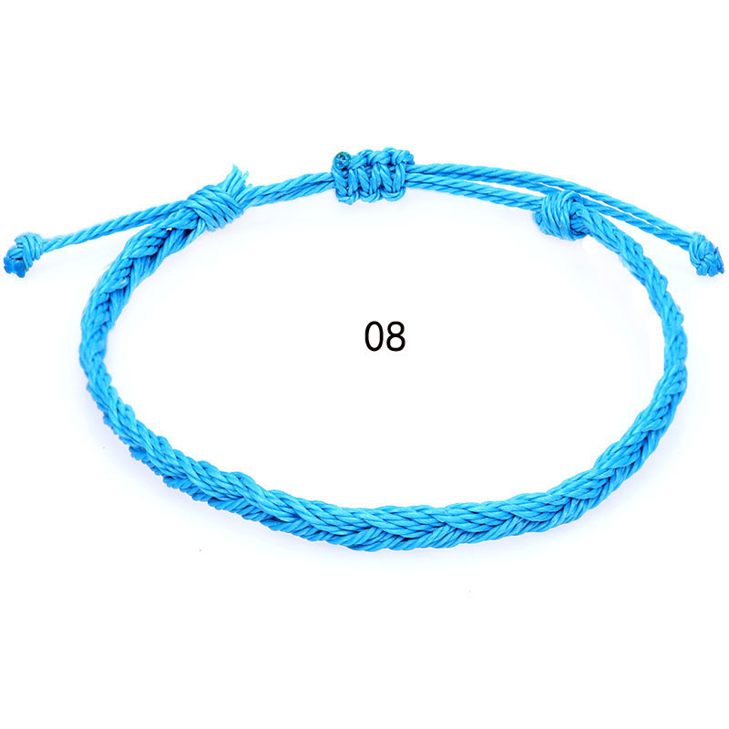 Boho Vrouwen Mannen Vriendschap Geluk Strand Weven Armbanden Draad Knopen Geweven Gevlochten Touw Geweven Handband Etnische Sieraden Mode