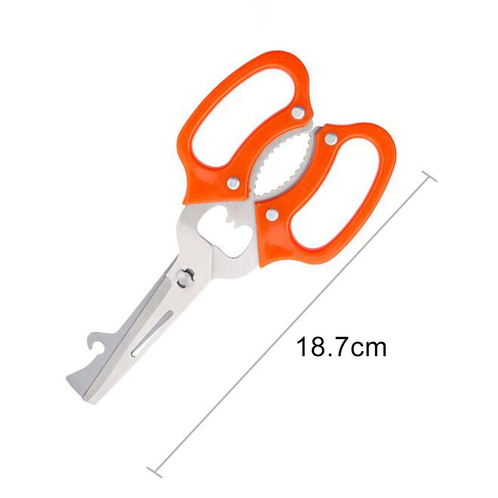 Detachable Multifunctional Scissor Nutcracker Multi Use Knife Bottle Opener for peeling fruit opening nut barbecue walnuts can