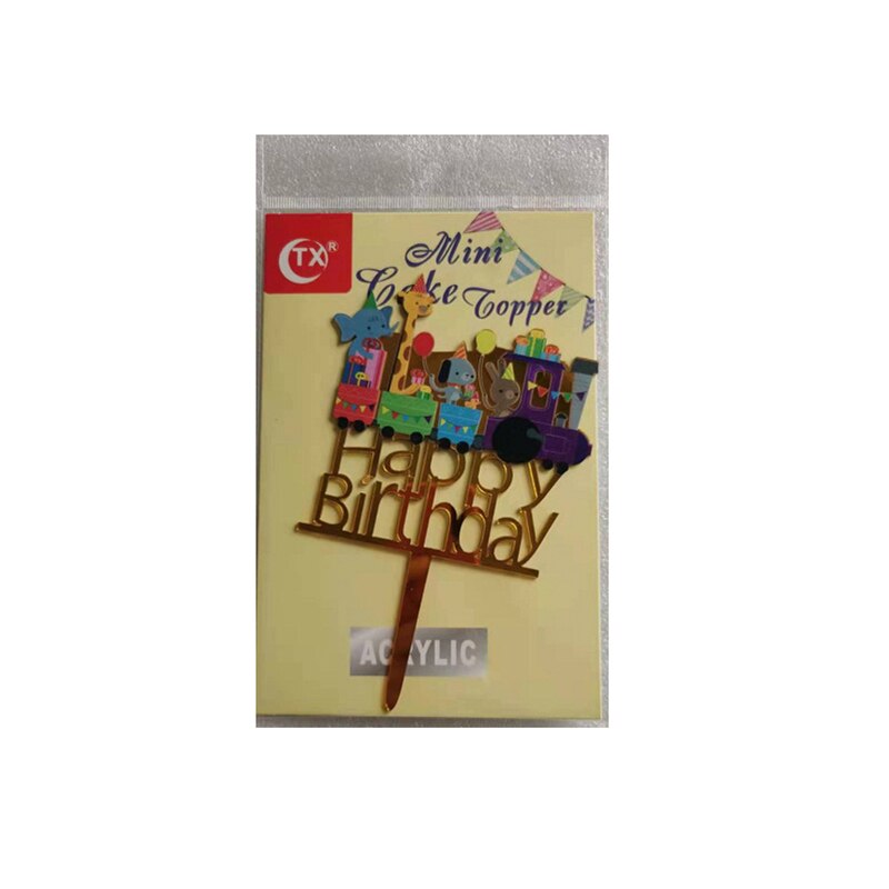 Happy Birthday Cake Topper Letter Acrylic Cake Topper For Kids Birthday Party Astronaut Spacecraft Cake Decorations Baby Shower: 13