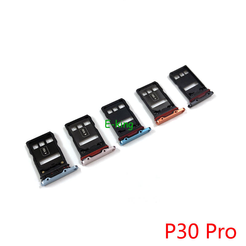 Support de Slot de carte Sim pour Huawei P30 Pro, support de plateau de Slot de carte Sim, prise de lecteur de carte Sim