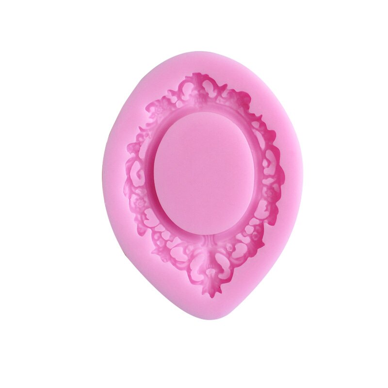Retro Fotolijst Vorm Fondant Cake Silicone Mold Diy Gebak Chocolade Vorm Taart Decoratie Snoep Koekjes Mallen Bakken Tools