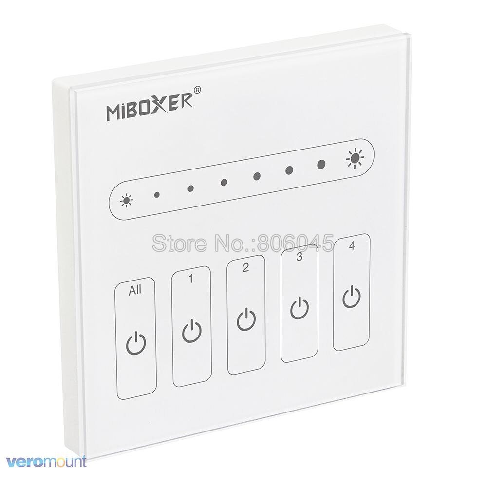 MiBOXER DALI 86 Touch Panel Drightness Dimming Smart LED Dimmer Controller DP1 for LED Strip