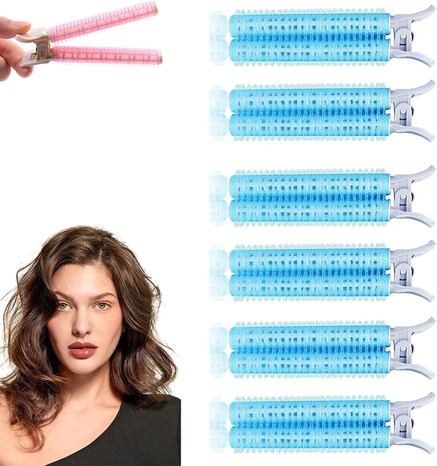 6 grampos de cabelo de volume, grampos de cabelo para volume, clipes de volume de cabelo instantâneos para mulheres, clipes de volume para raízes, estilo de cabelo diy