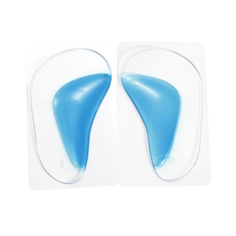 1 par de niños ortesis plantilla para pie plano zapato Corrector cojín plantilla soporte arco insertar de Gel de silicona ortopédicos almohadilla para pie cuidado