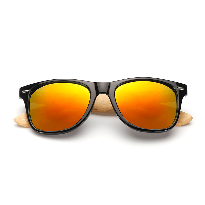 16 color Bamboo Sunglasses Men Wooden Sunglasses Women Brand Mirror Original Wood Sun Glasses retro de sol masculino
