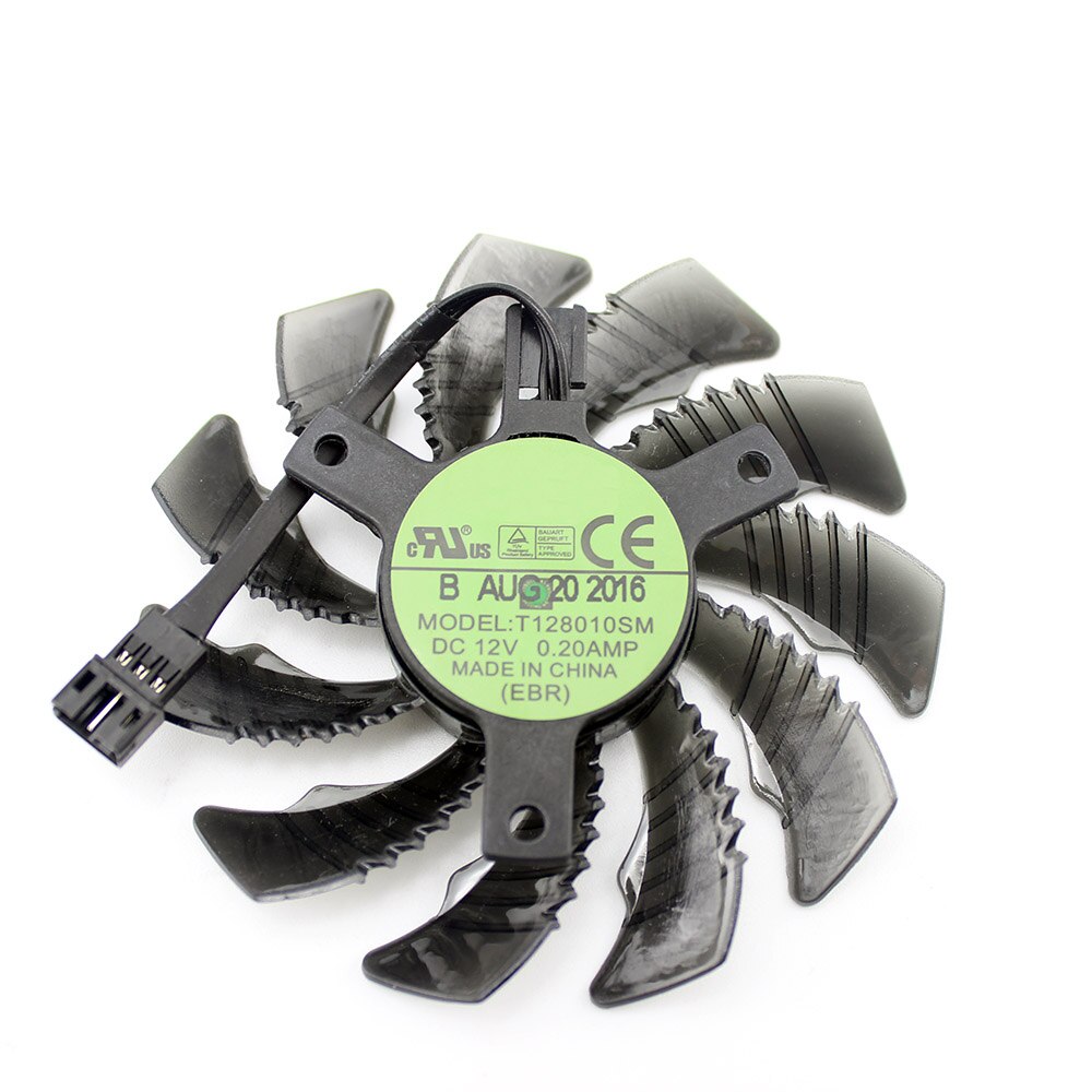 78 MM T128010SM GTX960 ventilateur 12 V ventilateur de refroidissement GV-N960OC pour Gigabyte GTX 960 ventilateur graphique carte vidéo refroidisseur ventilateur PLD08010S12H ventilateur: 3PIN