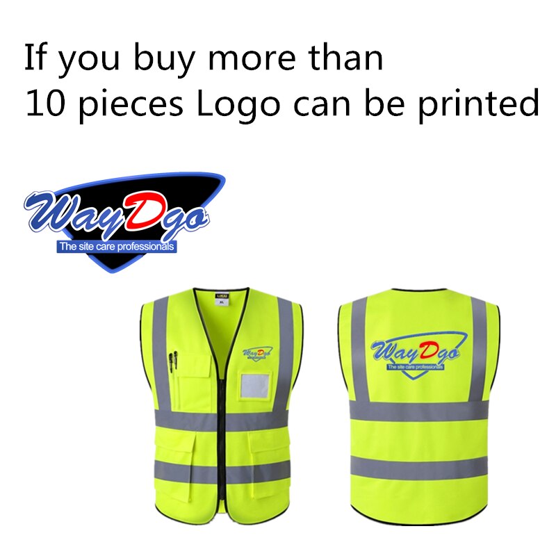 Reflective Vest Mesh Breathable Construction Safety Protective Clothing Road Traffic Warning Fluorescent Vest