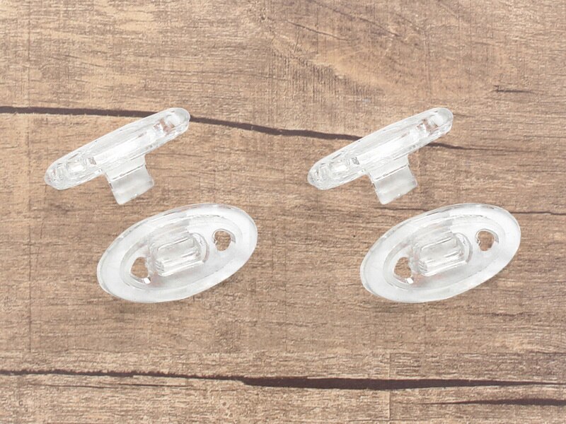 Almofadas claras do nariz da substituição de vonxyz para para-variedades do quadro da condicional oo4041 de oakley: 2 Pairs
