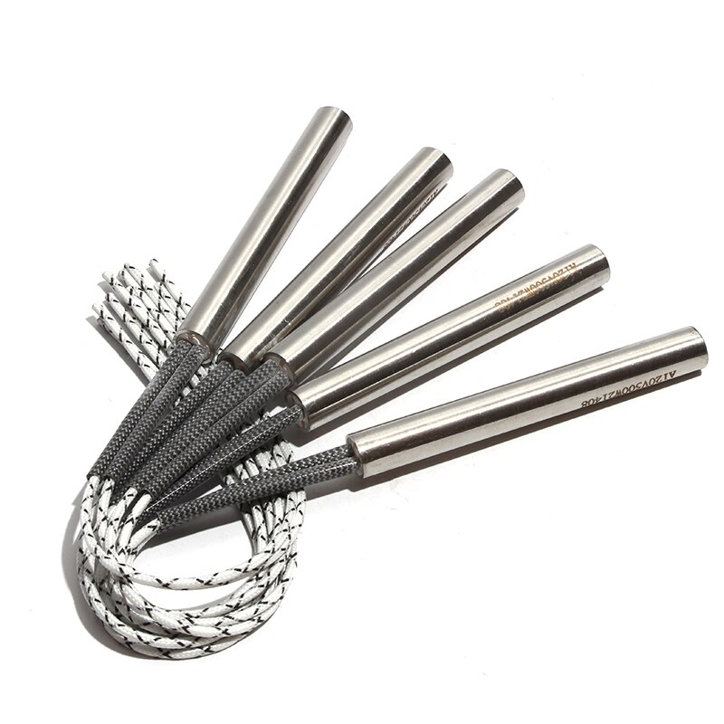 Réchauffeur de cartouche 9.5x8 0mm/82mm/85mm/90mm/95mm Élément Chauffant 316SS 220V/110V/380V Simple Chauffe-Tête Tuyau 300W-360W 5 pcs/lot
