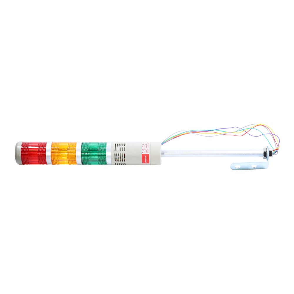 Industriële Multilayer Stack Light Signal Tower Lamp Waarschuwingslampje Alarm Let Lamp Met Zoemer 3 Layer AC220V/110V DC24V/12V