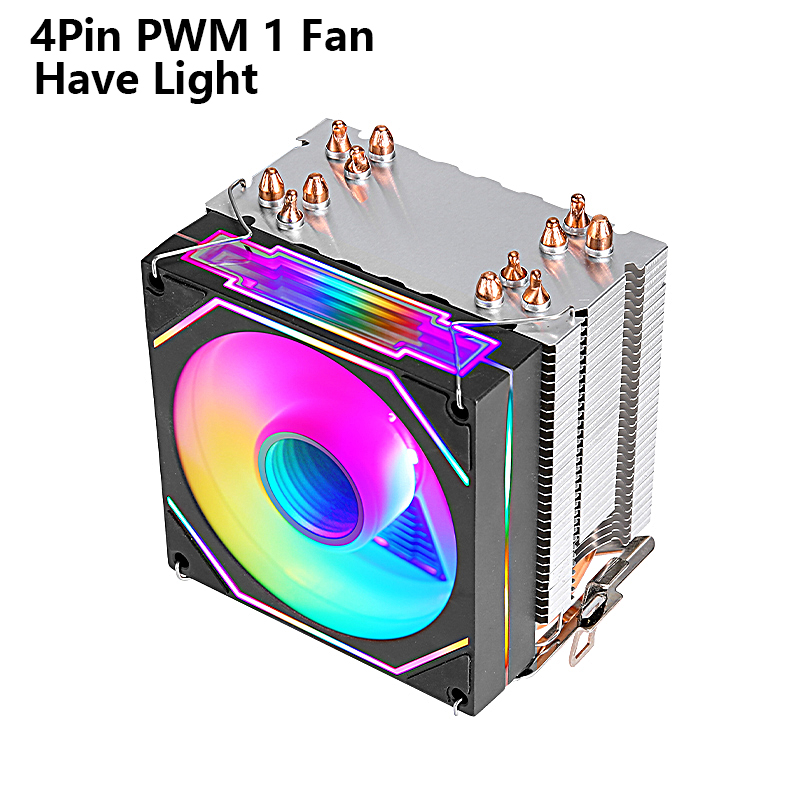 x79 x99 am5 amd am3 am4 CPU-koelerventilator 4-pins/PWM PC 2/4/6 warmtepijp Efficiënte luchtgekoelde installatie LGA2011 115x 1200 1700 1366: Rood / Black