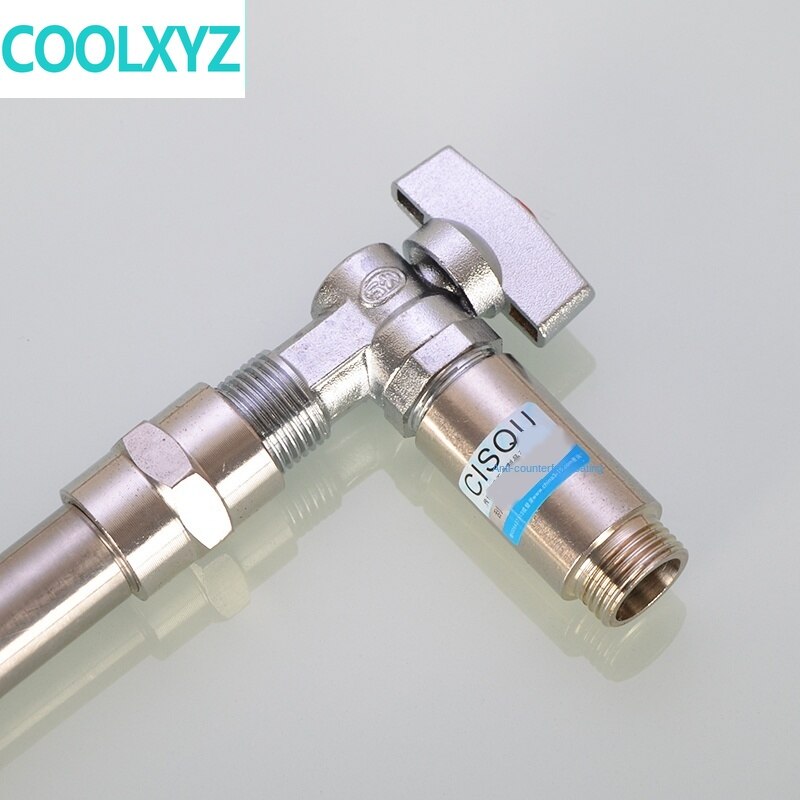 Válvula triangular 1/2in 3/4in, válvula de retención de la tubería de Gas Natural con núcleo de bola de cobre, válvula de retención de ocho caracteres, válvula de bola con interruptor de gran flujo