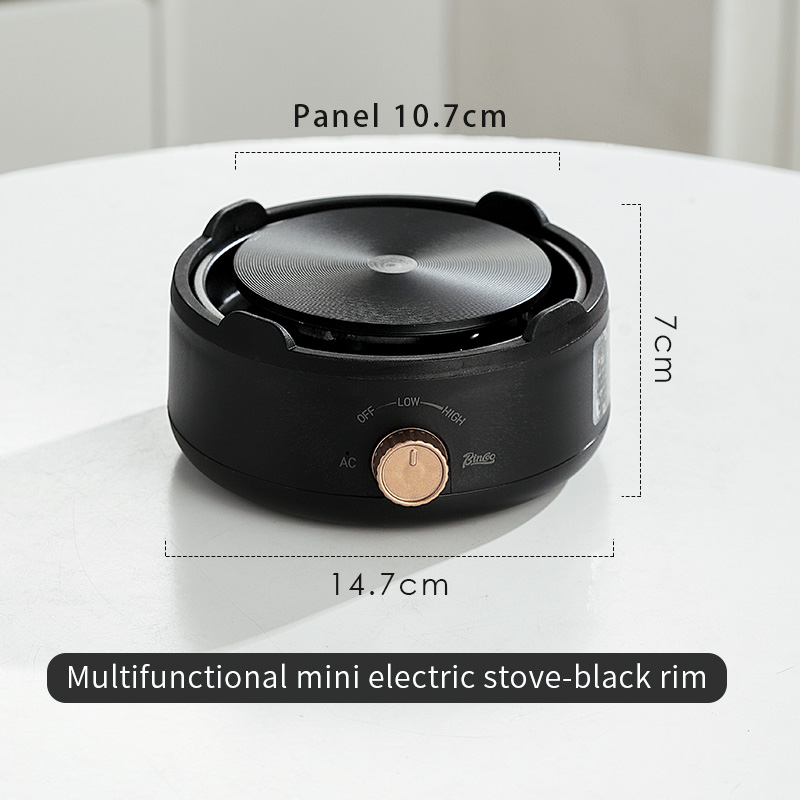 BINCOO 220V Electric Mini Coffee Heater Milk Tea Mocha Heating Stove Plate Multifunctional Cooking Pot Oven Furnace Cooker: Blue