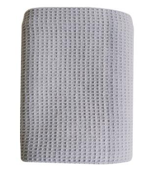 Mulit Color Waffle Grid Cotton Kitchen Napkin Teatowel Scouring Pad: Light Grey