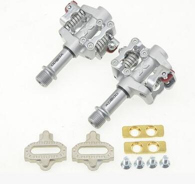 Wellgo Xpedo Bike Clipless Pedals With Cleats SPD XMF07AC Compatible for shimano ultra XT / M780 lock tread MTB Mountain: XMF07AC sliver