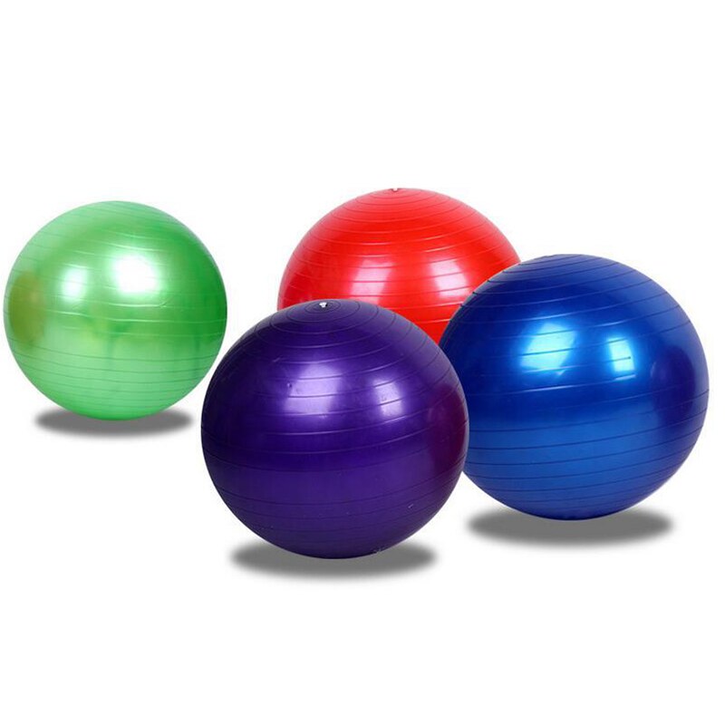 Treningsball anti-burst yoga ball balanseball for pilates yoga stabilitetstrening og fysioterapi 45cm størrelse treningsballer