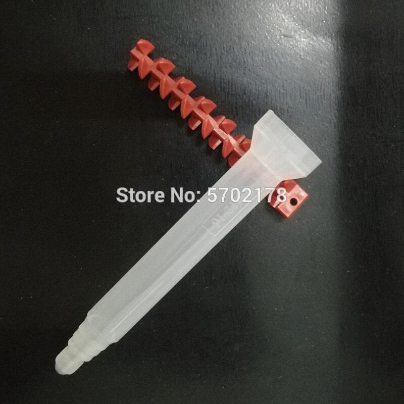 5pc/bag Adhesive Dynamic Mixing Nozzle AB Glue Quick Mixer RM12-16 Round Mixed Tube