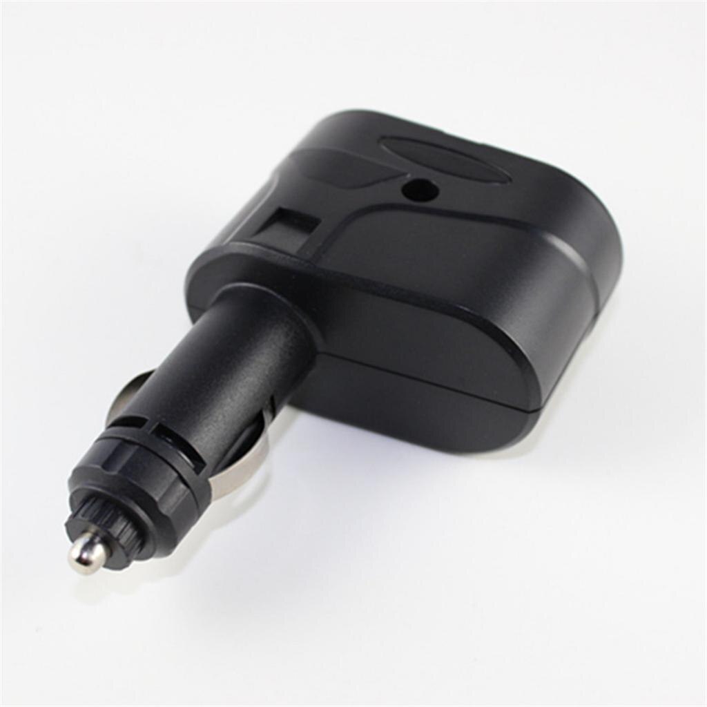 2 In 1 Way Auto Sigarettenaansteker Splitter 12V Autolader Adapter
