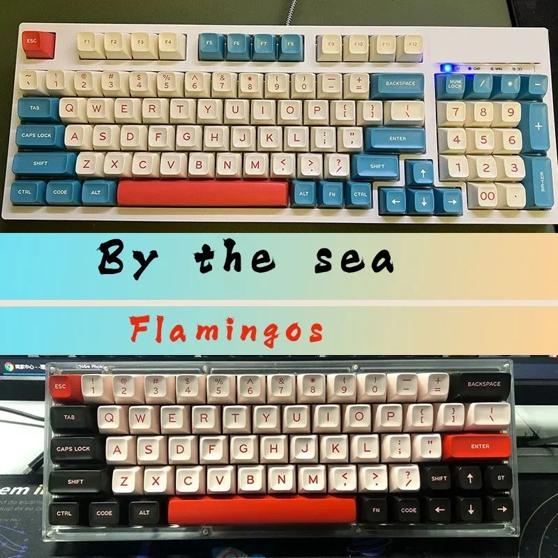 SA-profiel Double shot keycaps ABS Monster Flamingo By the Sea Godspeed GMK-thema