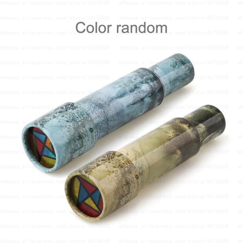 Magie Kunststoff Kaleidoskop freundlicher freundlicher Pädagogisches Spielzeug Phantasie Farbige Quaddel: Default Title