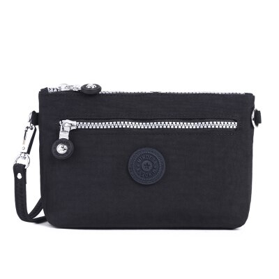 Kedanison Nylon Waterdichte Crossbody Bag Vrouwen Met Aap Ketting: black