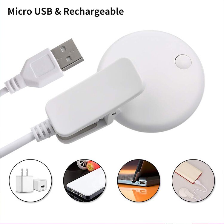 Adjustable Brightness Portable Lamp Mini Mobile Phone Ring Light Driven Selfie Fill Light with Rechargeable Battery