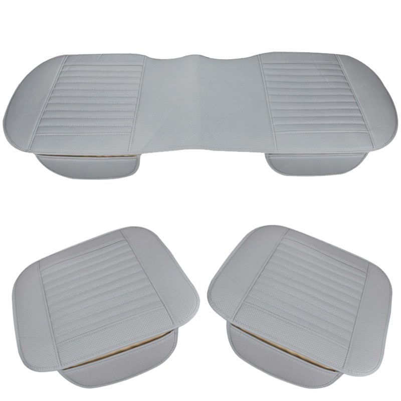 Universal Auto Car Seat Covers Protector Pad Mat Breathable PU Leather Car Front Rear Back Seat Cover Auto Seat Cushion 4 Colors