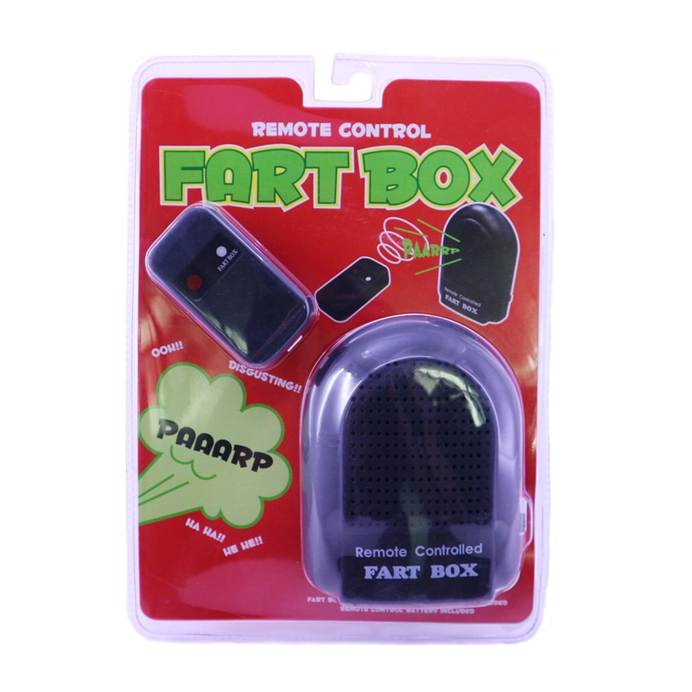 Funny Tricky Electronic Remote Fart Box Series Control Woody Authentic-sounding Magnetic Fart Box