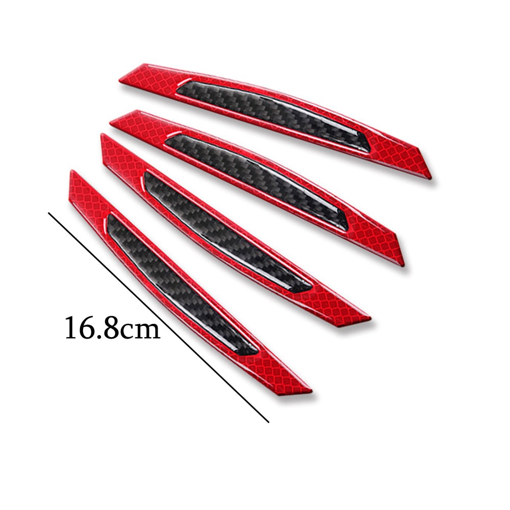 AQTQAQ 4Pcs/Set Car Door Edge Guards Anti-Collision Sticker Edge Bar Crash-Proof Anti-Scratch Car Protector